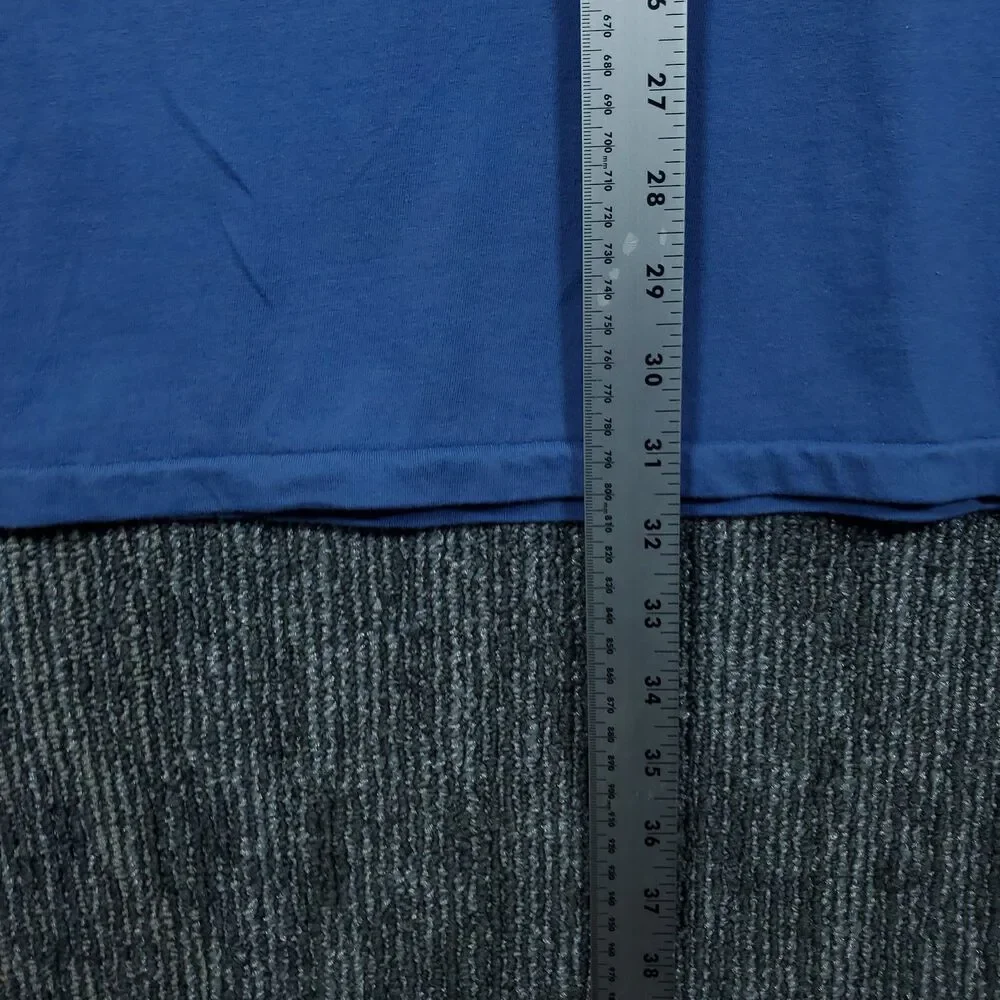 Polo Ralph Lauren Classic Fit Tricolor Triple Big Pony Shirt Mens 2XL Blue